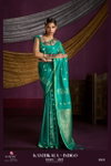 Kanthkala Indigo By Rajtex Satin Weaving Silk Wholesale Saree Suppliers In Mumbai